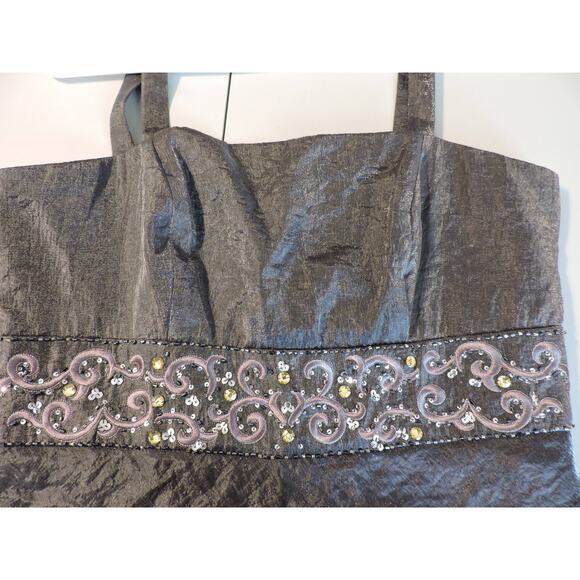 R&M Richards Cocktail Dress with Tiered Skirt Size 8 - Picture 5 of 6